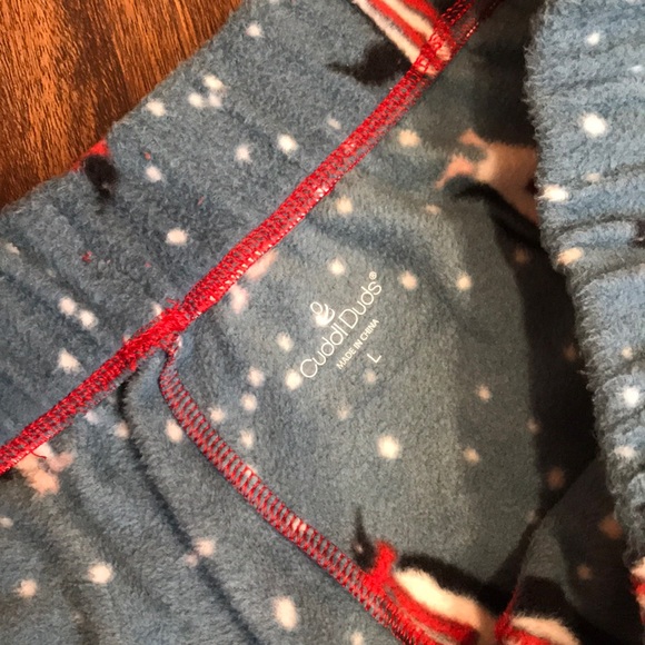 Cuddl Duds Penguin PJ Pants - Picture 3 of 5
